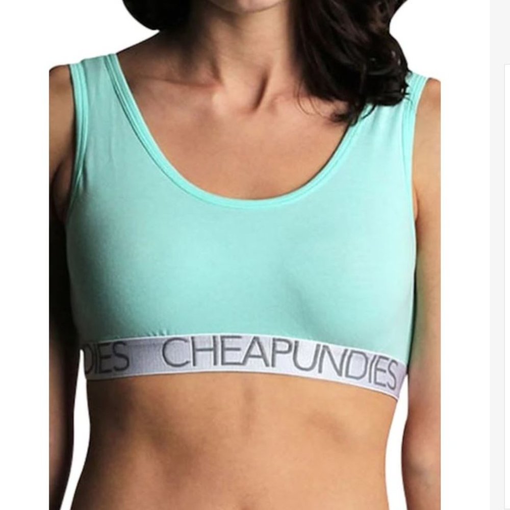 NWT Cheap Undies Venus Slim Fit Mint Sports Bra